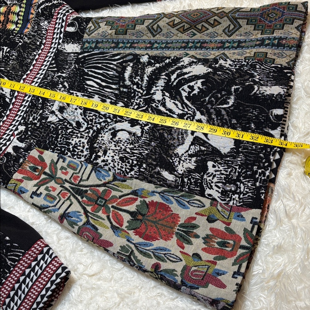 LM London Muse Multicolored Patchwork Women’s Coat - image 8